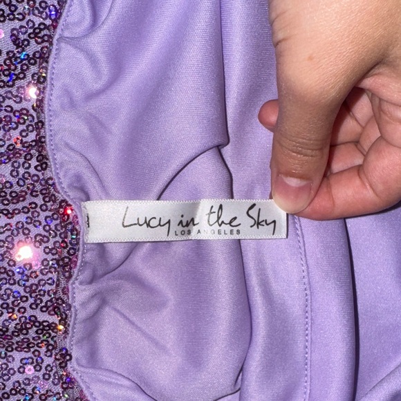 Lucy in the Sky Purple Mini Dress - Picture 4 of 5